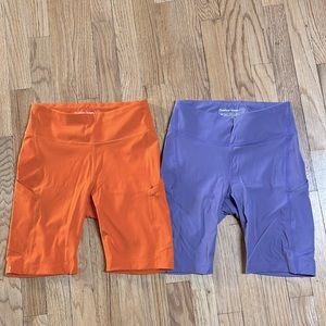 TWO Outdoor Voices Zoom 8 inch Shorts - side pockets